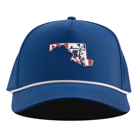 Maryland Patriot Series Curved 5 Panel Rope Royal