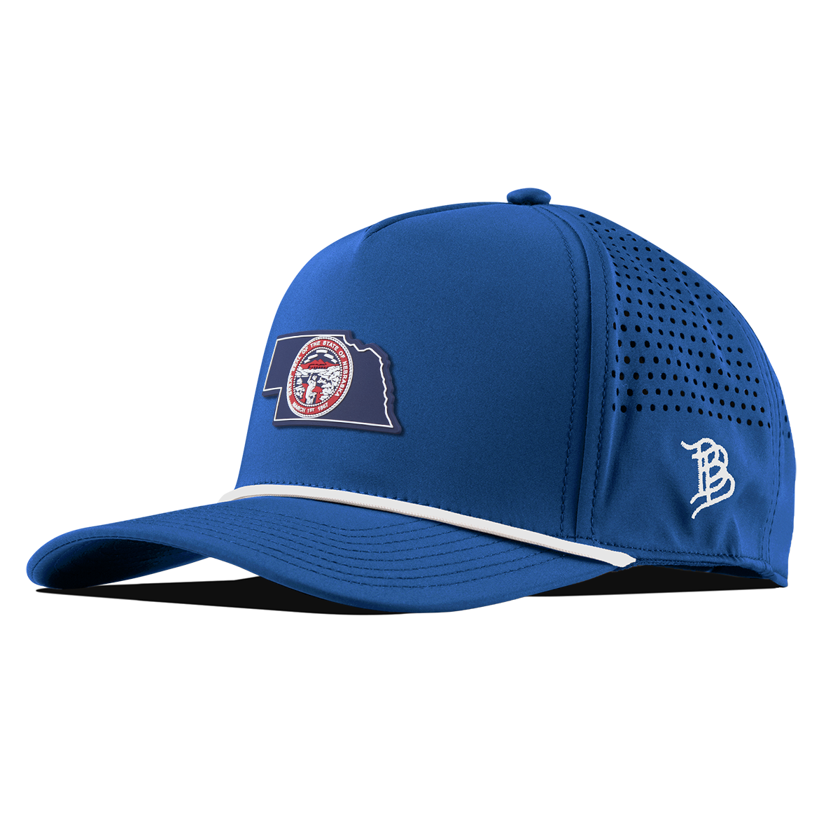 Nebraska Patriot Series Curved 5 Panel Rope Royal
