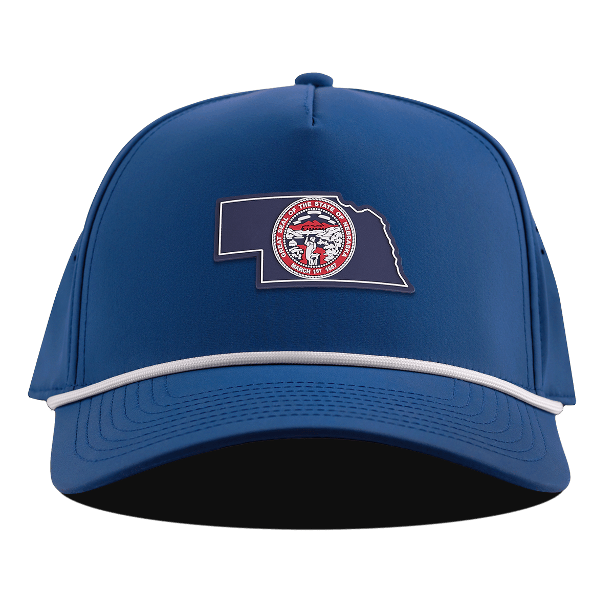 Nebraska Patriot Series Curved 5 Panel Rope Royal