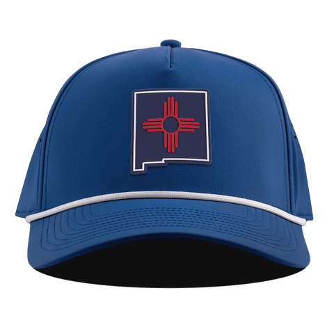 New Mexico Patriot Series Curved 5 Panel Rope Royal