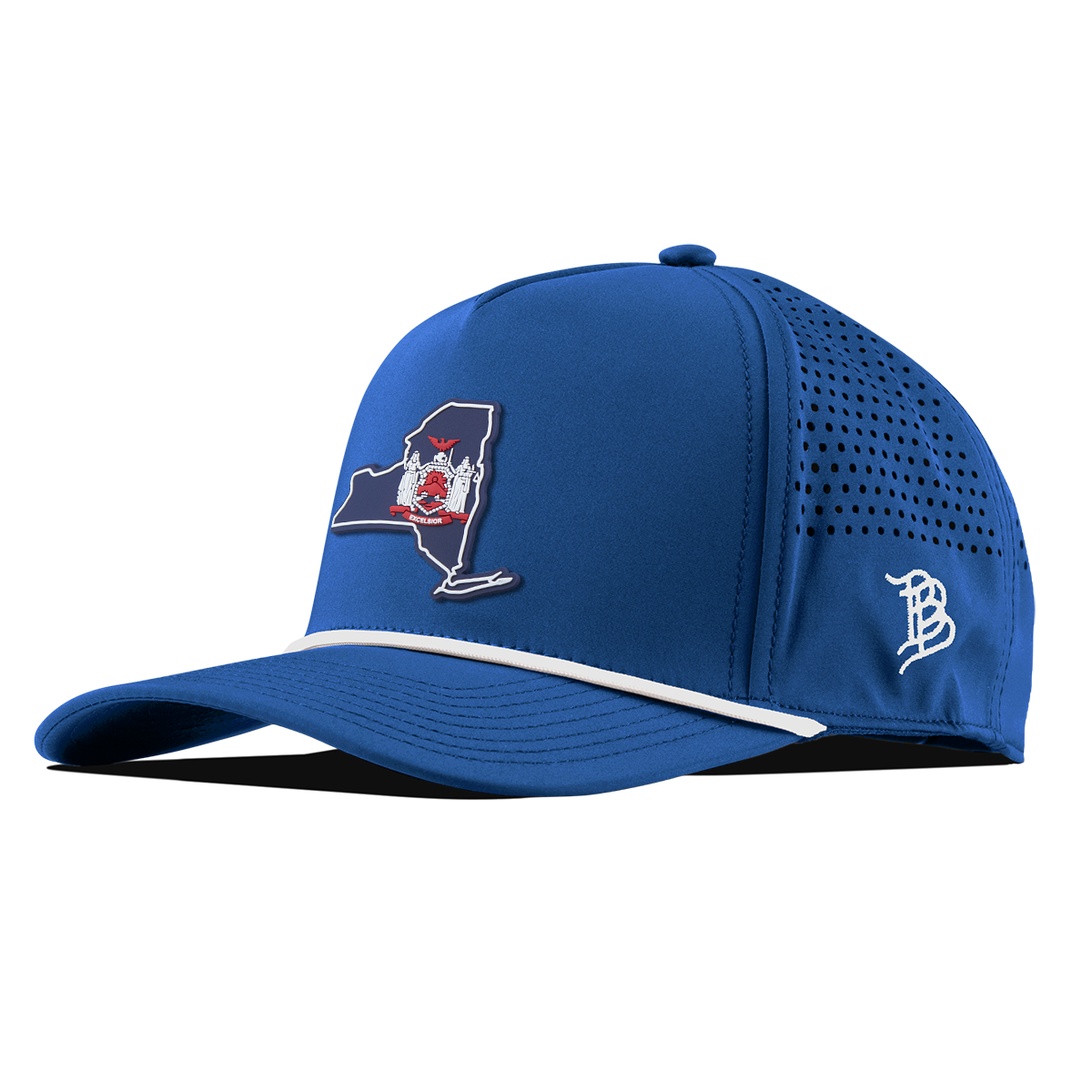 New York Patriot Series Curved 5 Panel Rope Royal