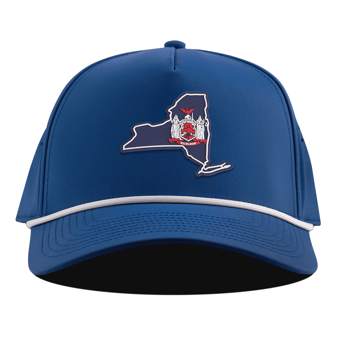 New York Patriot Series Curved 5 Panel Rope Royal