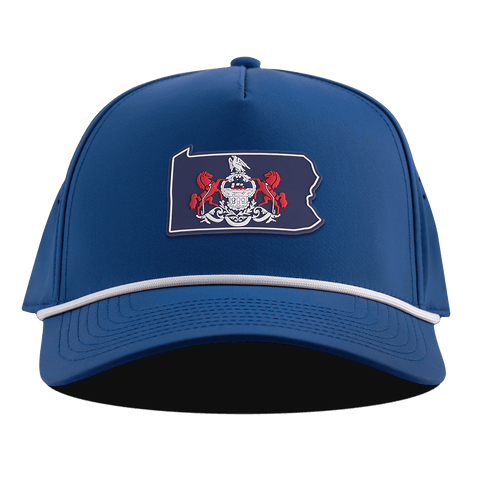 Pennsylvania Patriot Series Curved 5 Panel Rope Royal