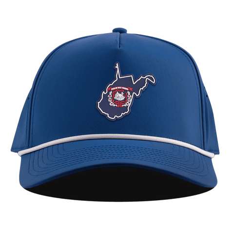 West Virginia Patriot Series Curved 5 Panel Rope Royal