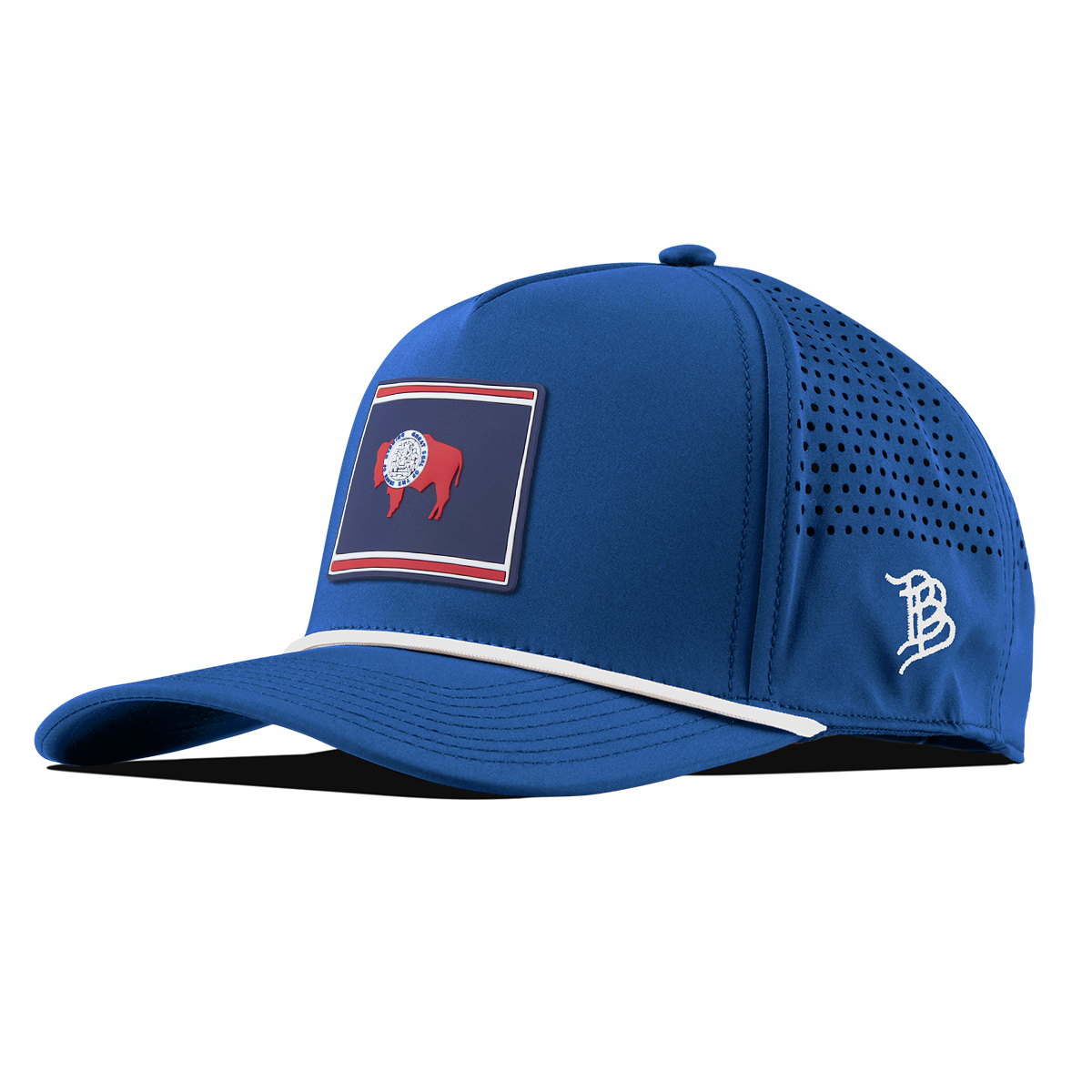 Wyoming Patriot Series Curved 5 Panel Rope Royal
