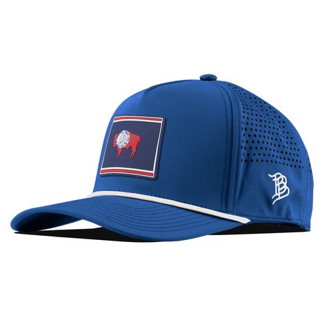 Wyoming Patriot Series Curved 5 Panel Rope Royal