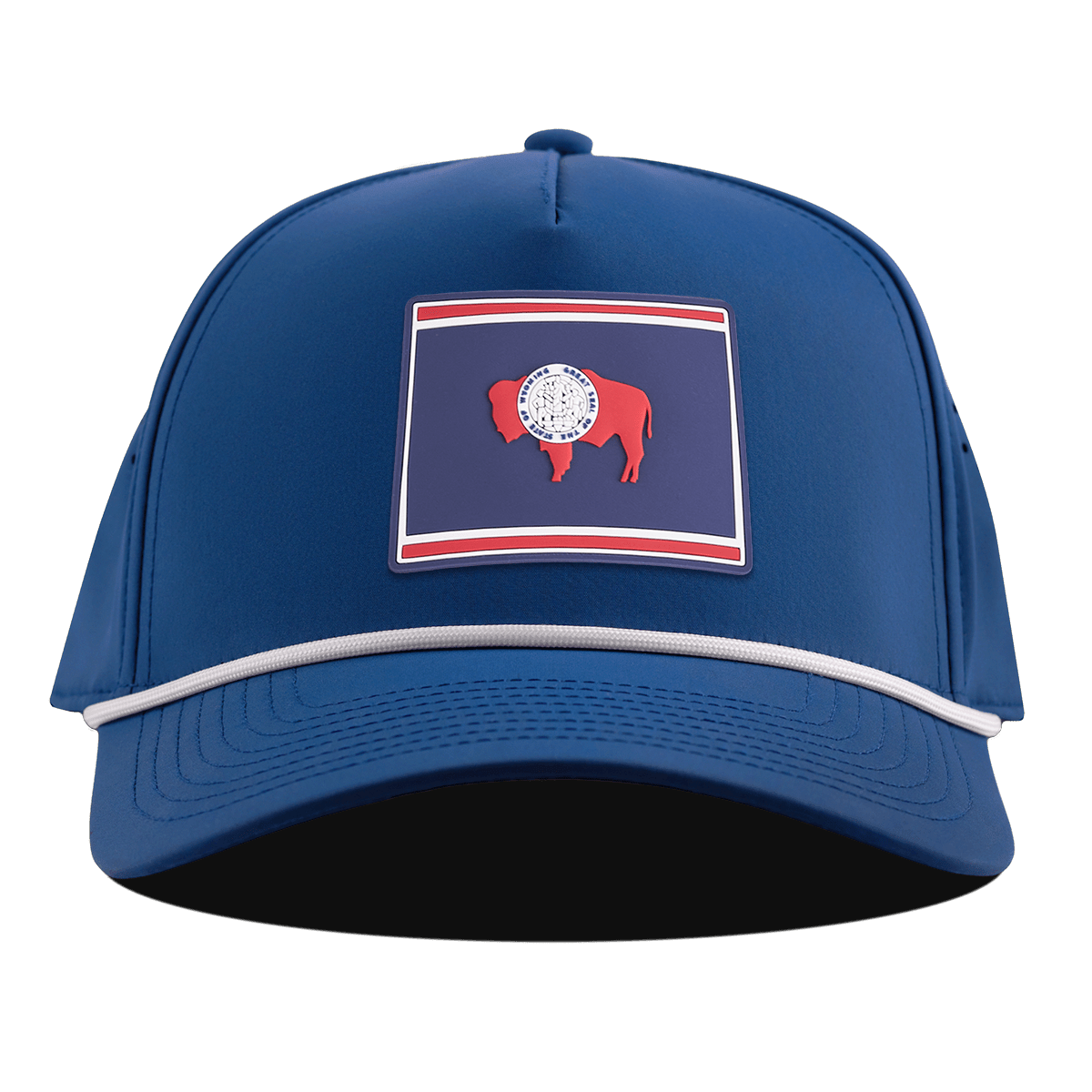 Wyoming Patriot Series Curved 5 Panel Rope Royal