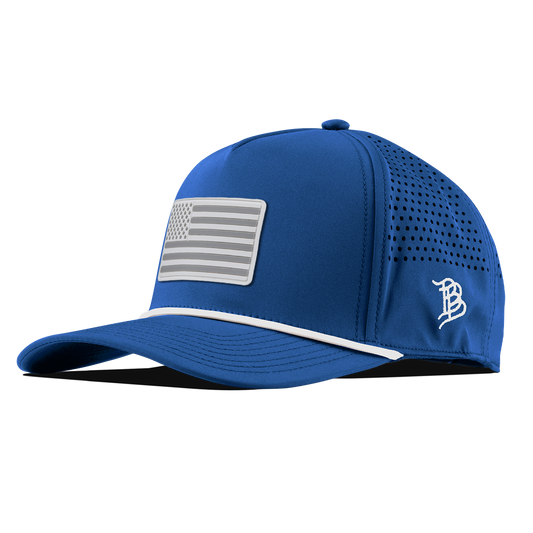 Pearl Old Glory Curved 5 Panel Rope Royal