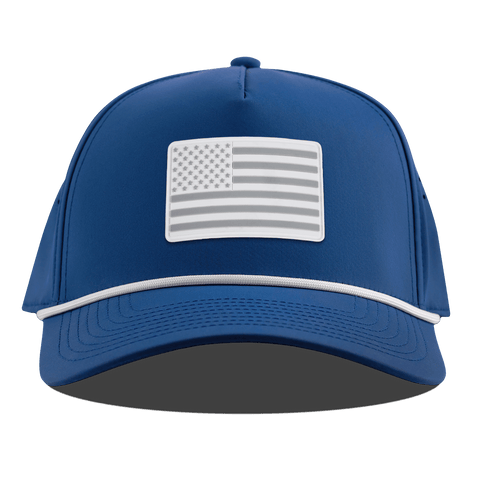 Pearl Old Glory Curved 5 Panel Rope Royal