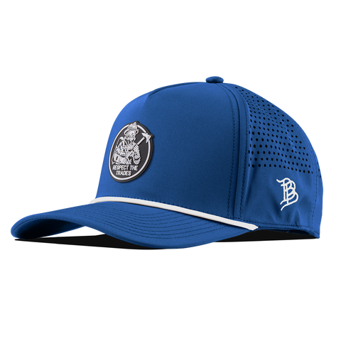 Respect The Trades Firefighter Curved 5 Panel Rope Royal