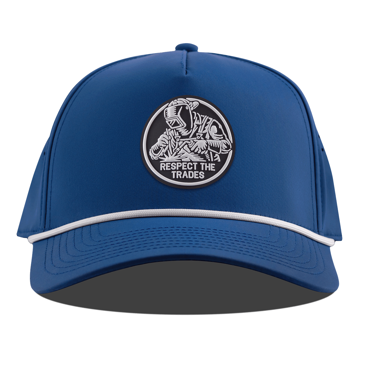 Respect The Trades Welder Curved 5 Panel Rope Royal