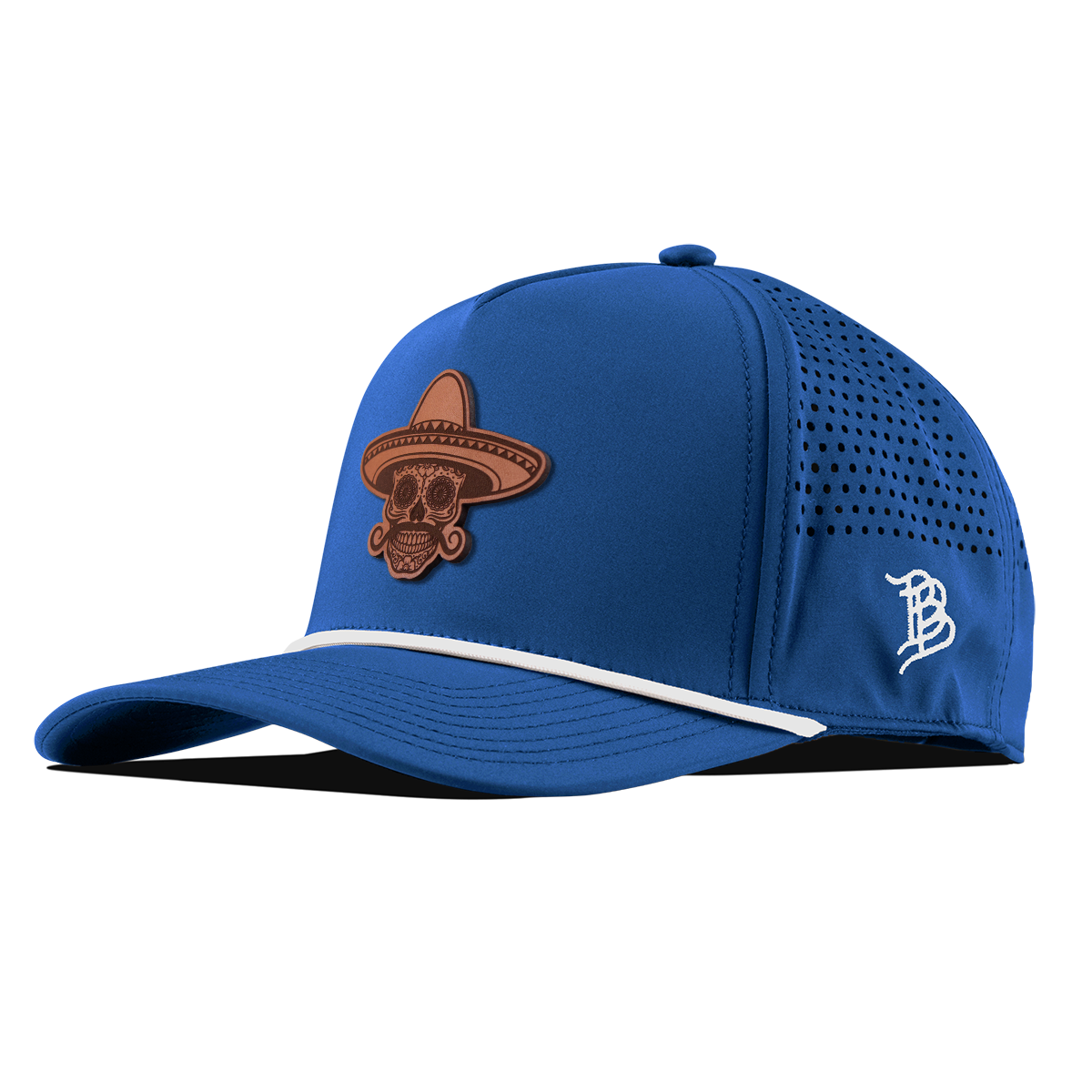 Sombrero Skull Curved 5 Panel Rope Royal