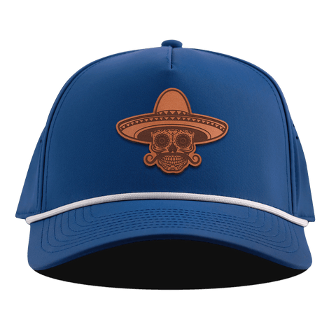 Sombrero Skull Curved 5 Panel Rope Royal