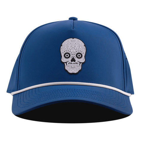 Sugar Skull PVC Curved 5 Panel Rope Royal