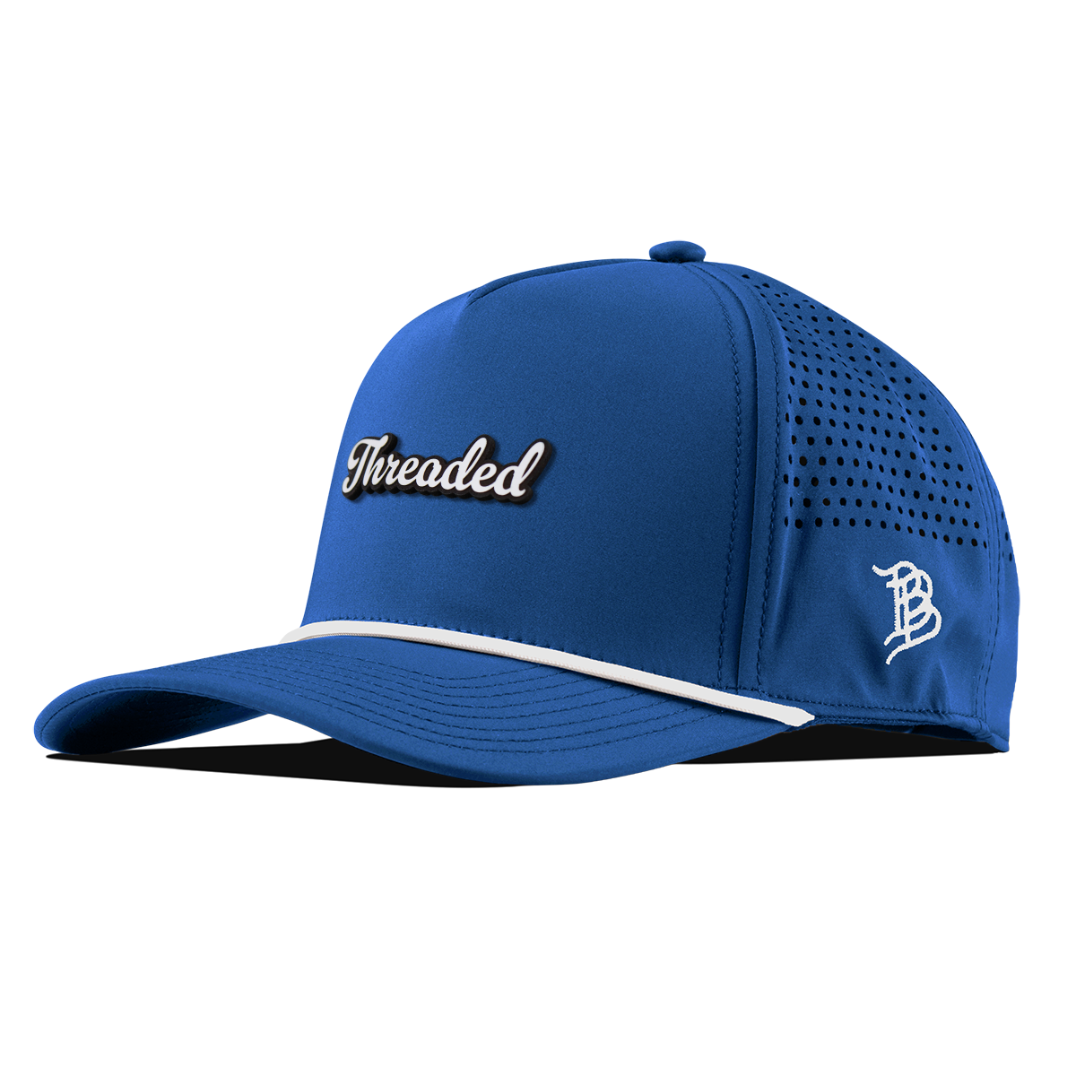 Threaded Script Curved 5 Panel Rope Royal