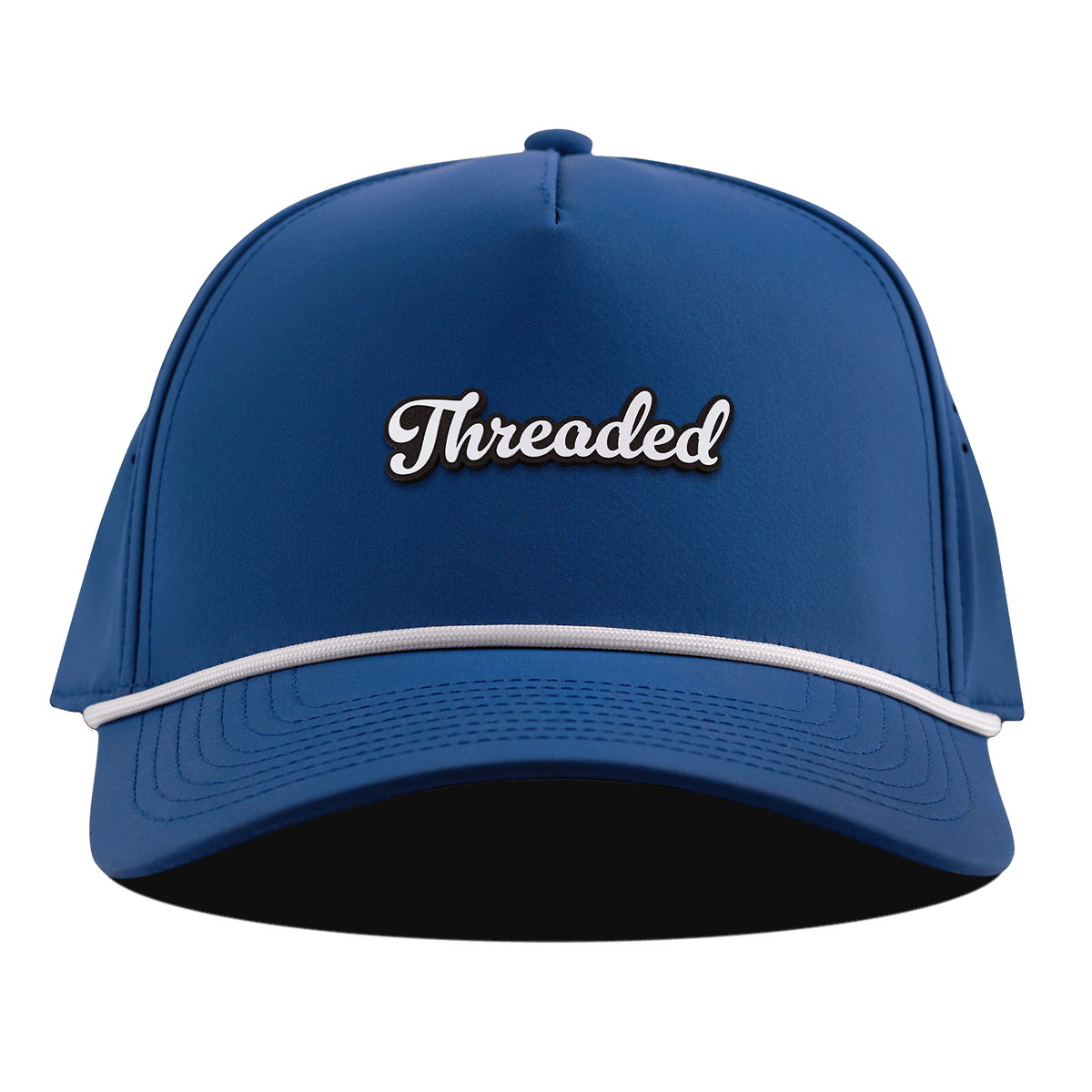 Threaded Script Curved 5 Panel Rope Royal