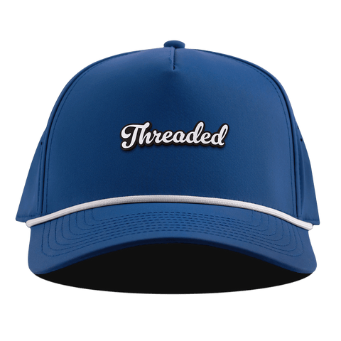 Threaded Script Curved 5 Panel Rope Royal