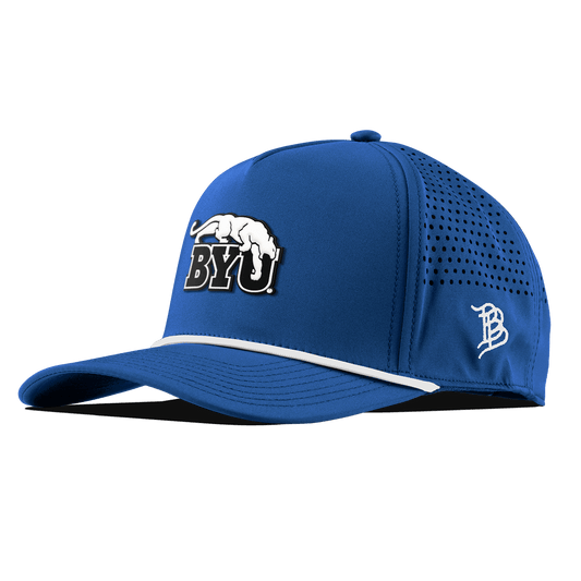 Brigham Young University "Vintage BYU Cougars" Curved 5 Panel Rope Royal