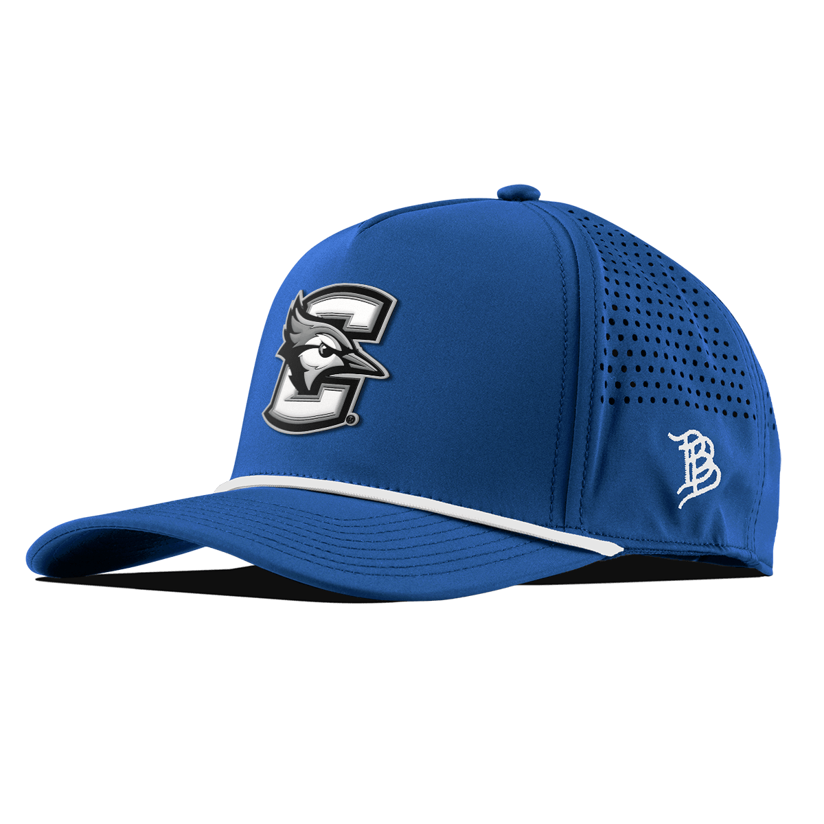 Creighton University "Vintage Creighton Block" Curved 5 Panel Rope Royal