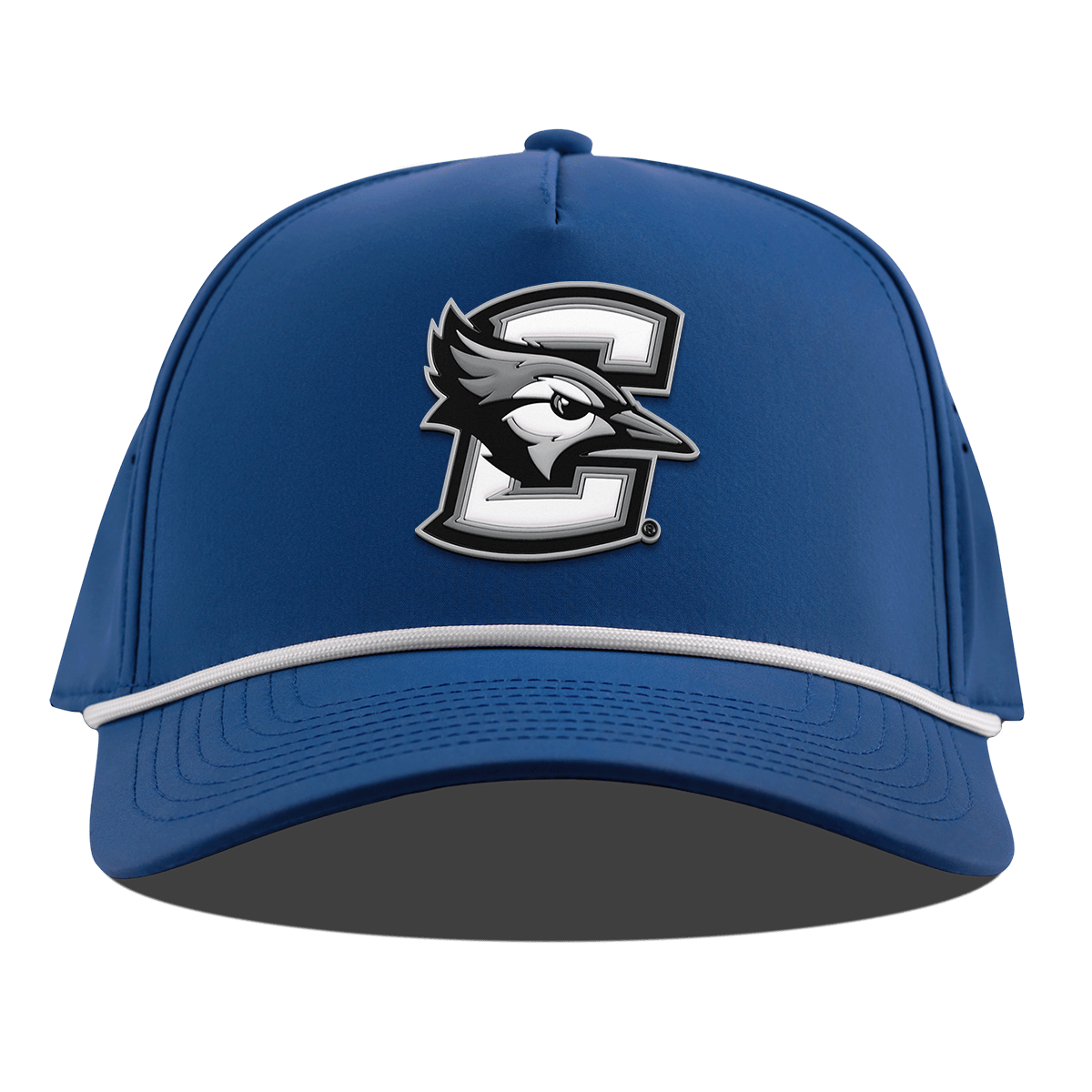 Creighton University "Vintage Creighton Block" Curved 5 Panel Rope Royal