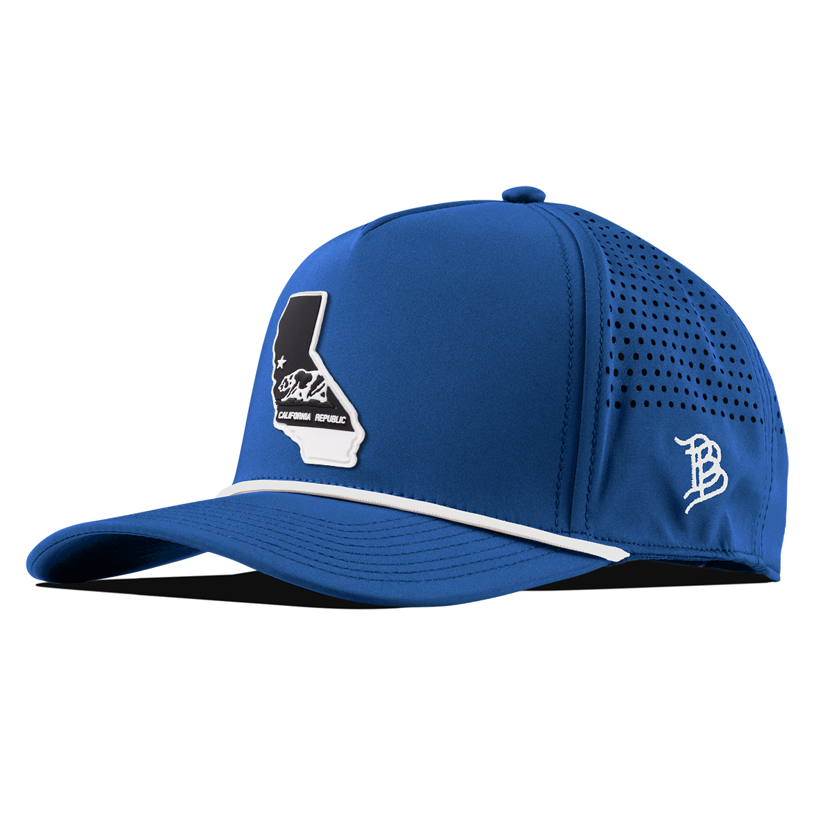 California Vintage Curved 5 Panel Rope Royal