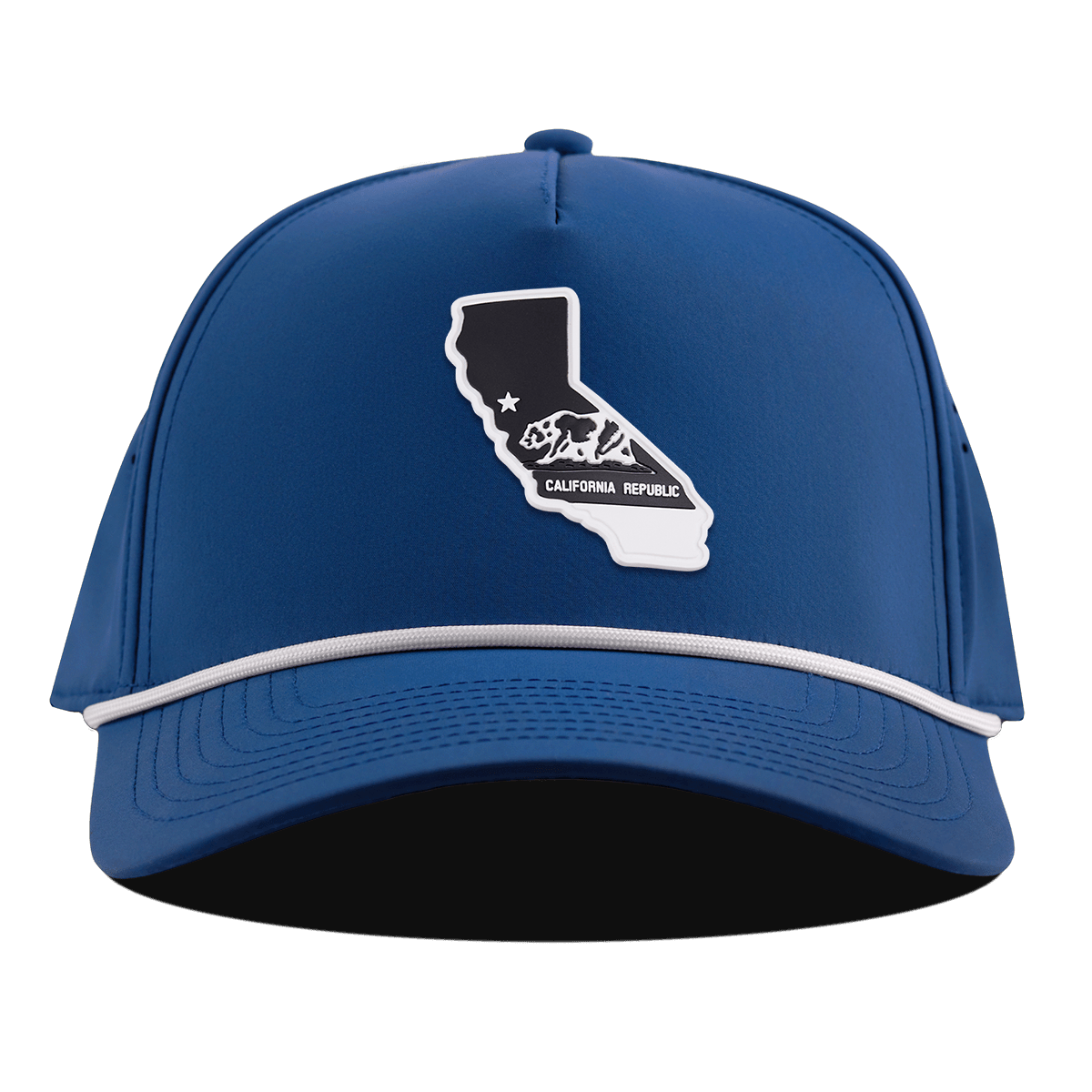 California Vintage Curved 5 Panel Rope Royal