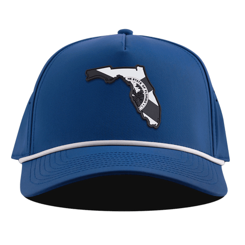 Florida Vintage Curved 5 Panel Rope Royal
