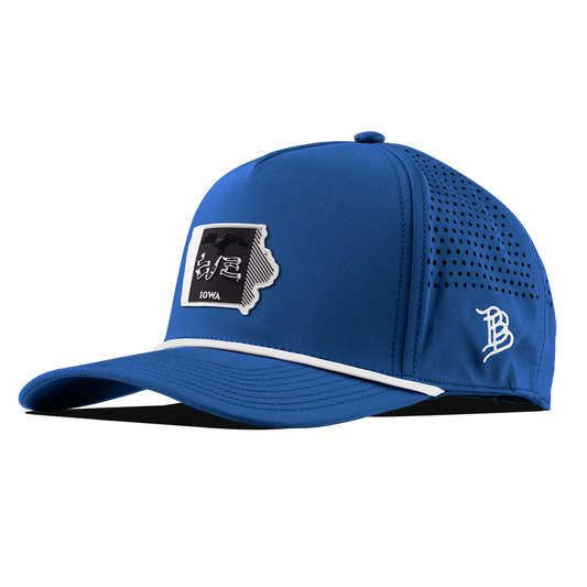 Iowa Vintage Curved 5 Panel Rope Royal