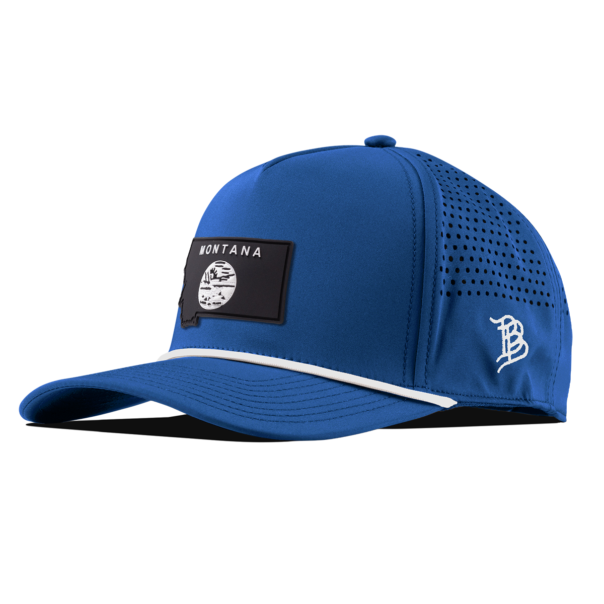 Montana Vintage Curved 5 Panel Rope Royal