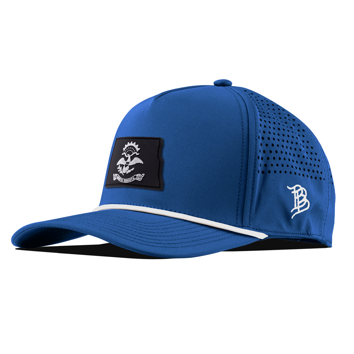 North Dakota Vintage Curved 5 Panel Rope Royal