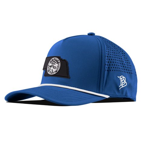 Nebraska Vintage Curved 5 Panel Rope Royal