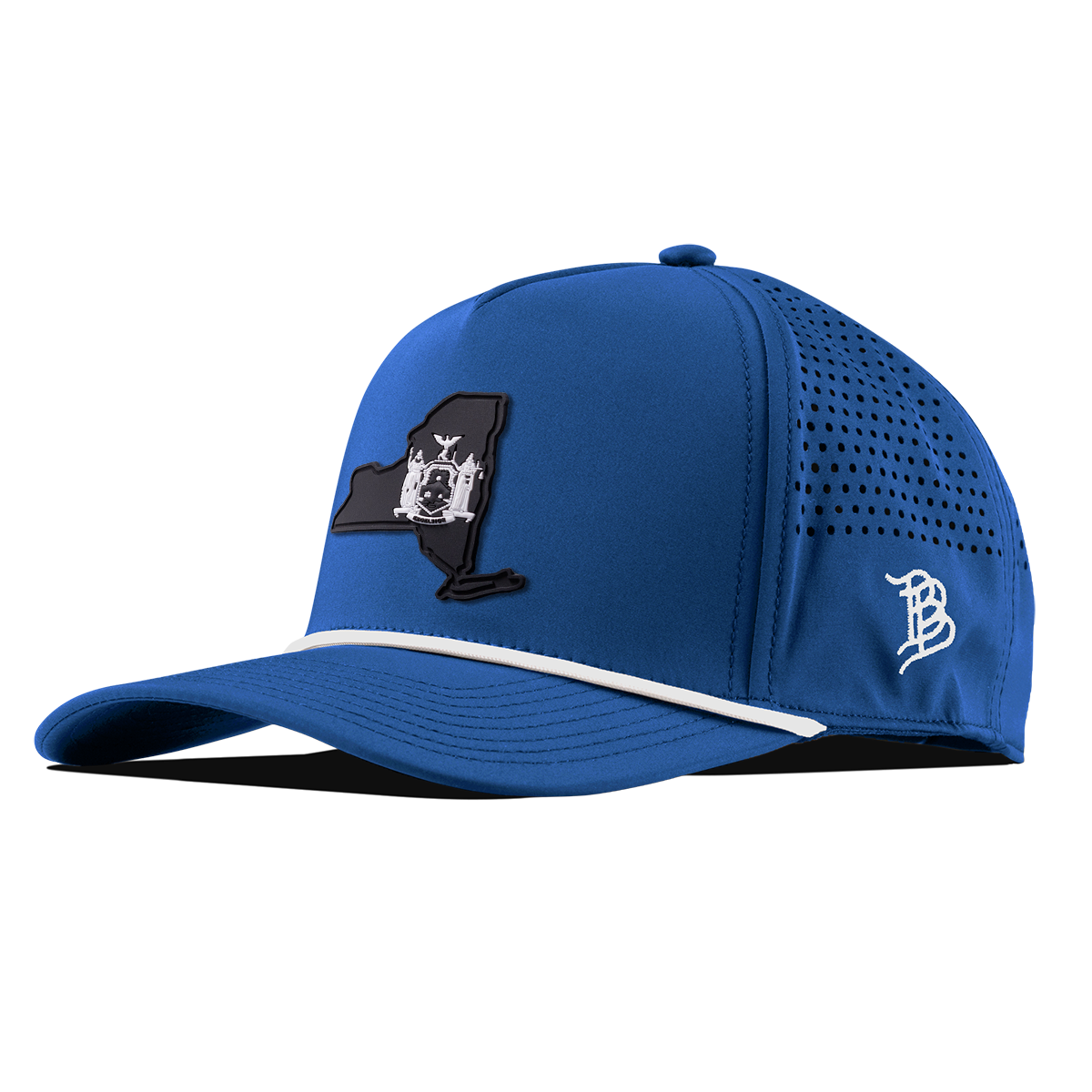 New York Vintage Curved 5 Panel Rope Royal