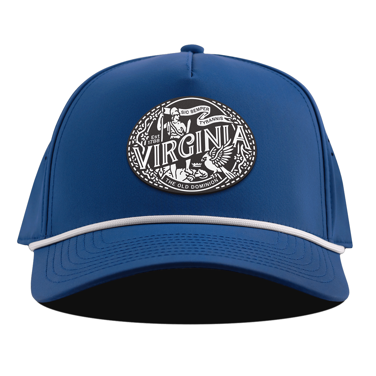Virginia Traveler Curved 5 Panel Rope Royal