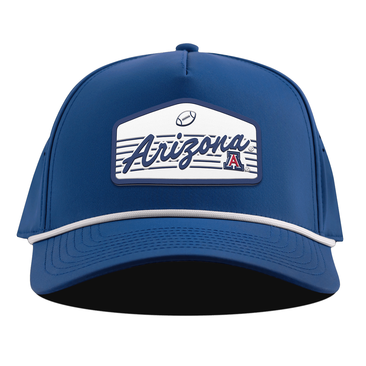 University of Arizona "Wildcats Football" Curved 5 Panel Rope Royal