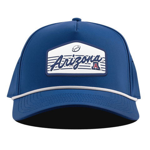 University of Arizona "Wildcats Football" Curved 5 Panel Rope Royal