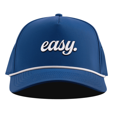 Easy Script Curved 5 Panel Rope Royal