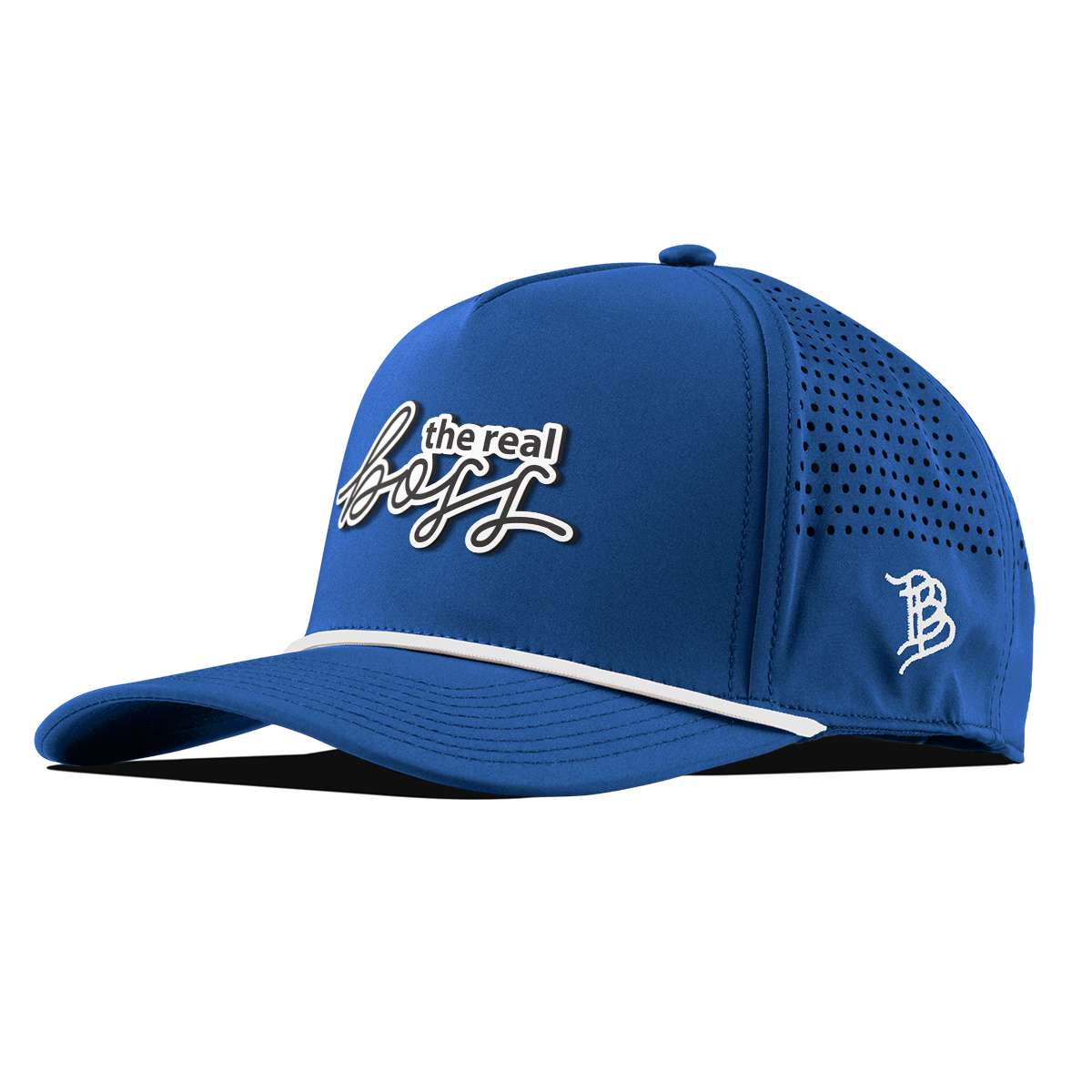 The Real Boss Curved 5 Panel Rope Royal