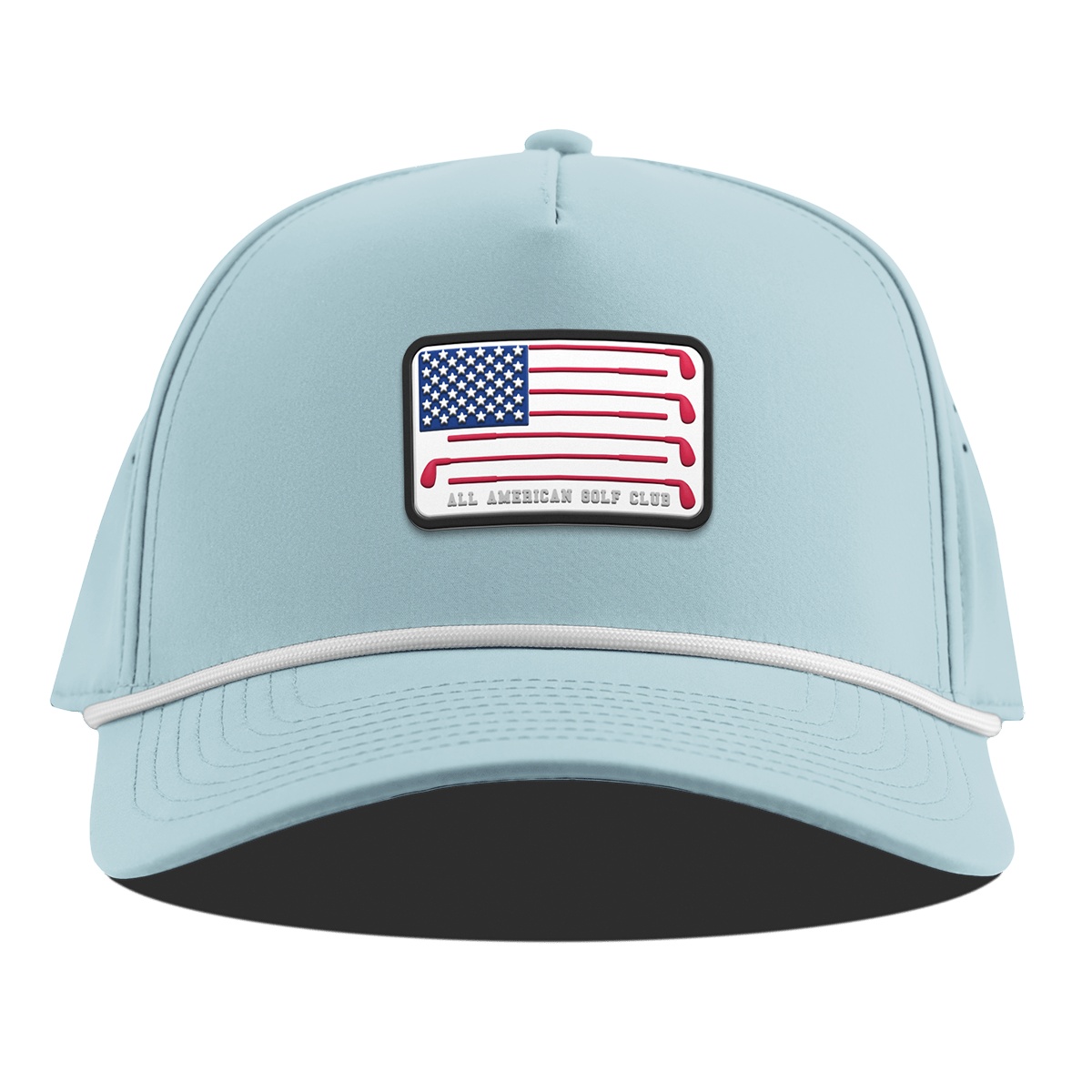 Hailey Ostrom "All American Golf Club" Curved 5 Panel Rope Sky Blue