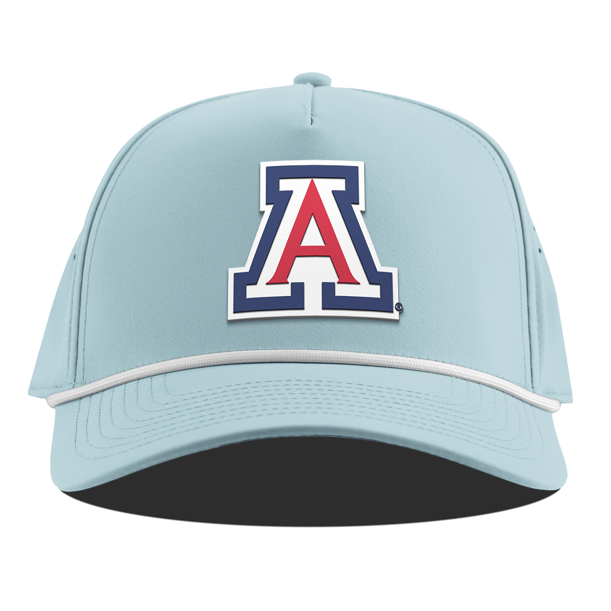 University of Arizona "Arizona Block" Curved 5 Panel Rope Sky Blue