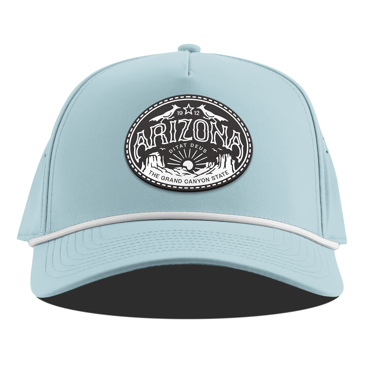 Arizona Traveler Curved 5 Panel Rope Sky Blue