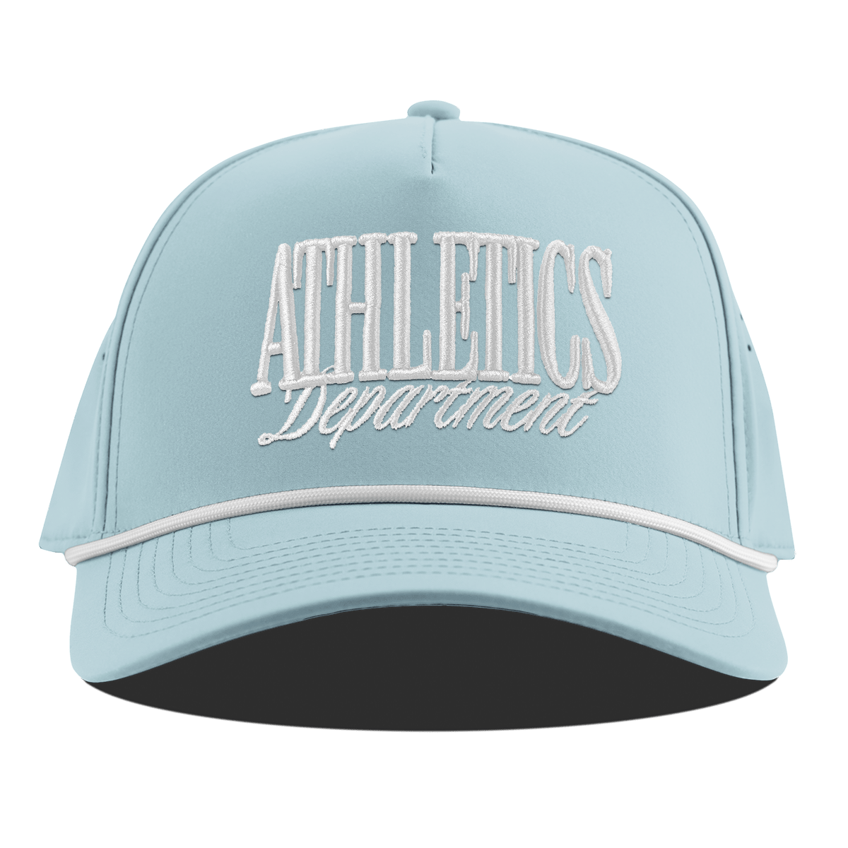 Athletics Department Curved 5 Panel Rope Sky Blue