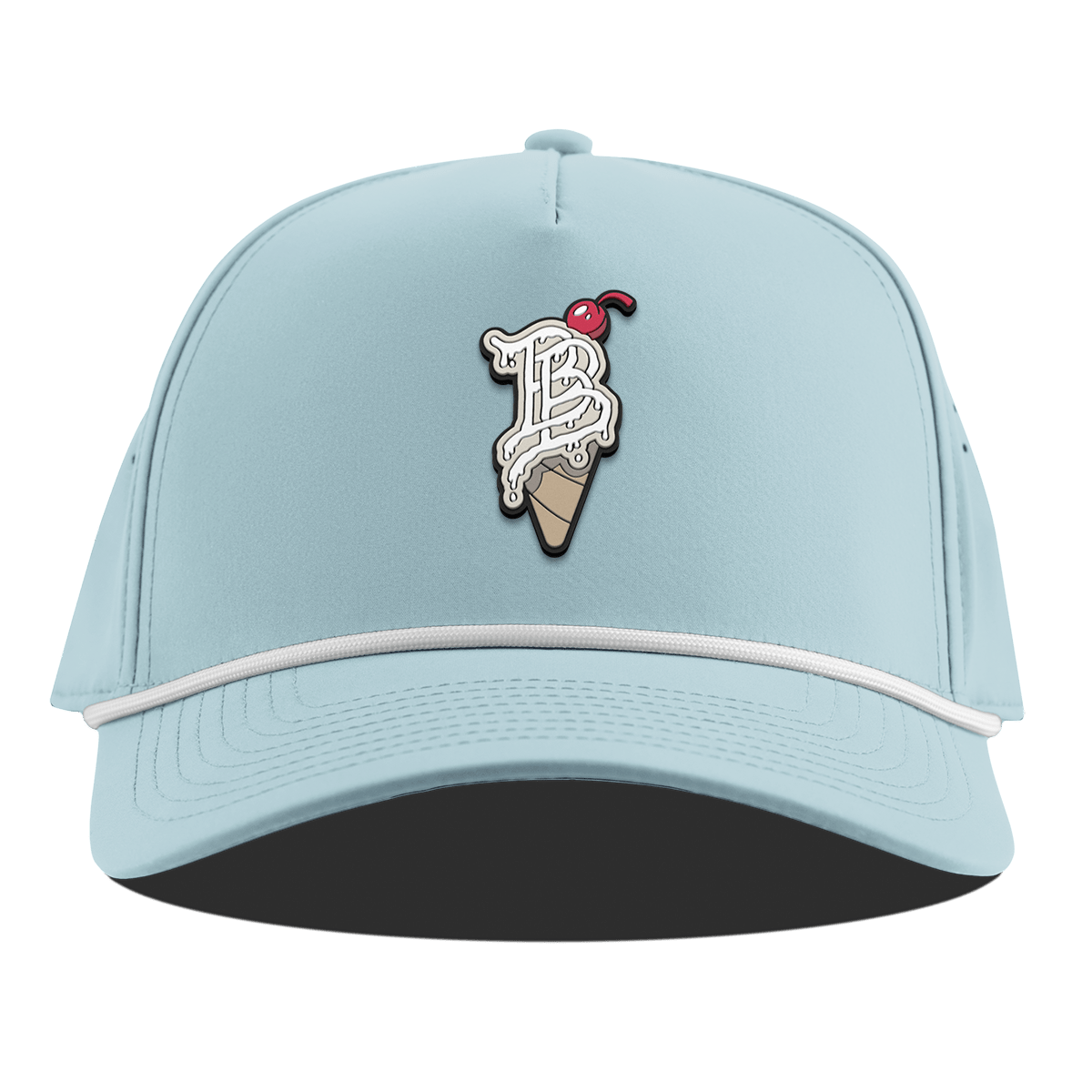 BB Drip Cone Curved 5 Panel Rope Sky Blue