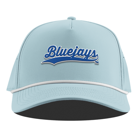 Creighton University "Bluejays Script" Curved 5 Panel Rope Sky Blue