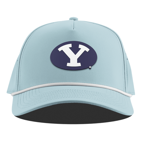 BYU "Brigham Young PVC" Curved 5 Panel Rope Sky Blue