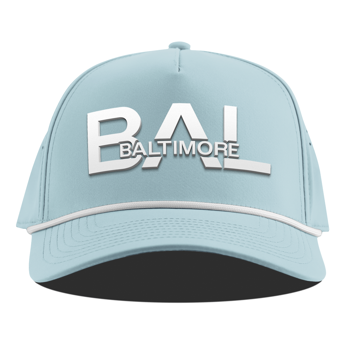 City Block Baltimore Curved 5 Panel Rope Sky Blue