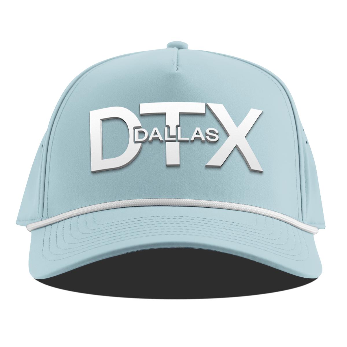 City Block Dallas (DTX) Curved 5 Panel Rope Sky Blue