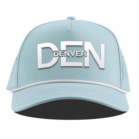 City Block Denver Curved 5 Panel Rope Sky Blue