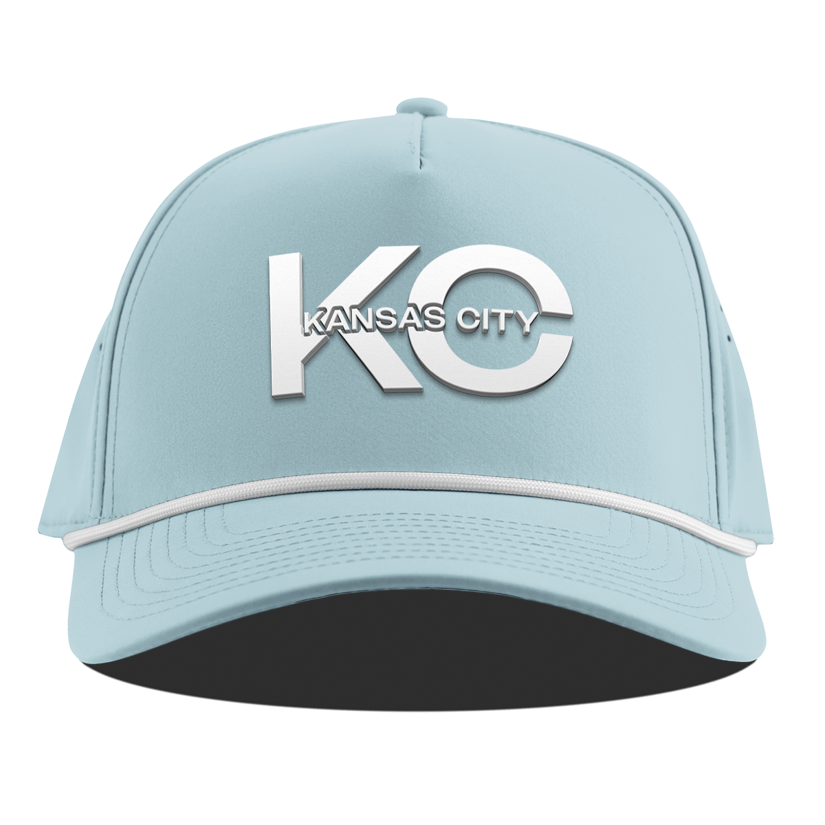 City Block Kansas City Curved 5 Panel Rope Sky Blue