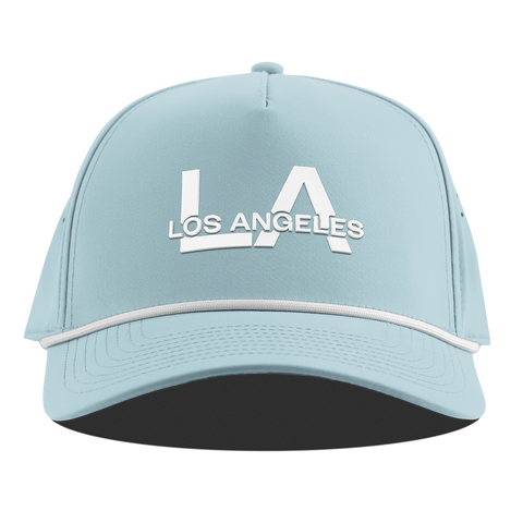 City Block Los Angeles Curved 5 Panel Rope Sky Blue