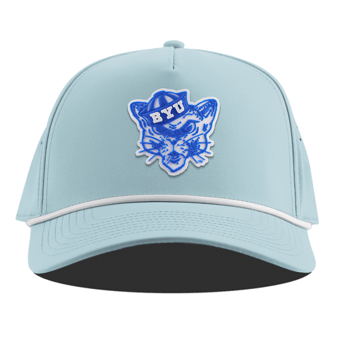 BYU "Cosmo The Cougar" Curved 5 Panel Rope Sky Blue
